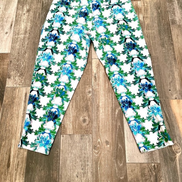 M Missoni Floral Cropped Trousers Pants Size 46/ US 14 - Picture 12 of 13